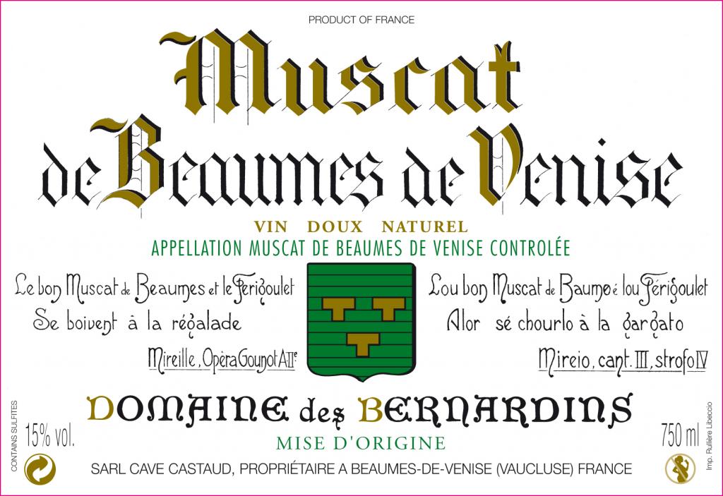AOC Muscat de Beaumes de Venise 2012 - 750ml