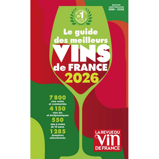 Les notes de nos vins dans le Guide vert 2026 de la Revue du Vin de France !